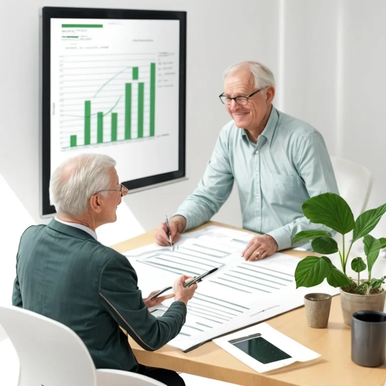 SeniorInsure consultant with policy documents